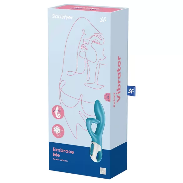 Satisfyer Embrace Me - vibrador clitóris com braço - recarregável - turquesa