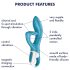 Satisfyer Embrace Me - Vibrador recarregável com alça (turquesa)