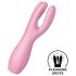 Satisfyer Threesome 3 - Vibrador Recarregável para Clitóris (Rosa)