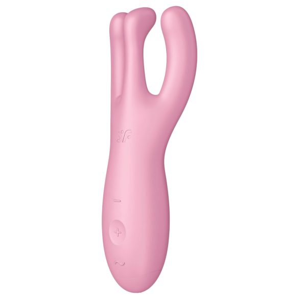 Satisfyer Threesome 4 - Vibrador Inteligente de Clitóris (cor-de-rosa)