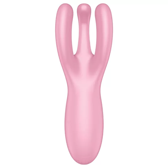 Satisfyer Threesome 4 - Vibrador de clitóris controlado por app (rosa)