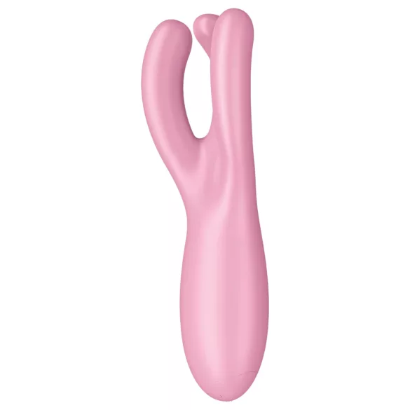 Satisfyer Threesome 4 - Vibrador de clitóris controlado por app (rosa)