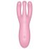 Satisfyer Threesome 4 - Vibrador Inteligente de Clitóris (cor-de-rosa)