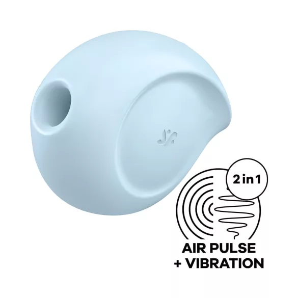 Satisfyer Sugar Rush - vibrador clitóris sucção - silicone azul