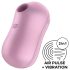 Satisfyer Algodão Doce - Vibrador de Clitóris com Ondas de Ar (Roxo)