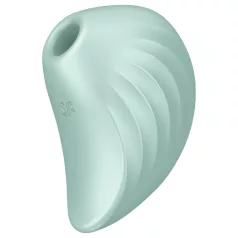   Satisfyer Pearl Diver - vibrador clitóris sucção - silicone menta