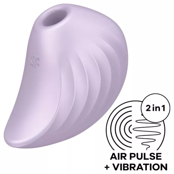 Satisfyer Pearl Diver - vibrador clitóris sucção e vibração - roxo