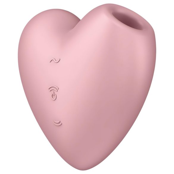 Satisfyer Cutie Heart - Vibrador de Sucção com Bateria (Rosa)