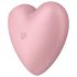 Satisfyer Cutie Heart - Vibrador de Sucção com Bateria (Rosa)