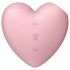 Satisfyer Cutie Heart - Vibrador de Sucção com Bateria (Rosa)