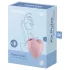 Satisfyer Cutie Heart - vibrador clitóris sucção recarregável - silicone rosa