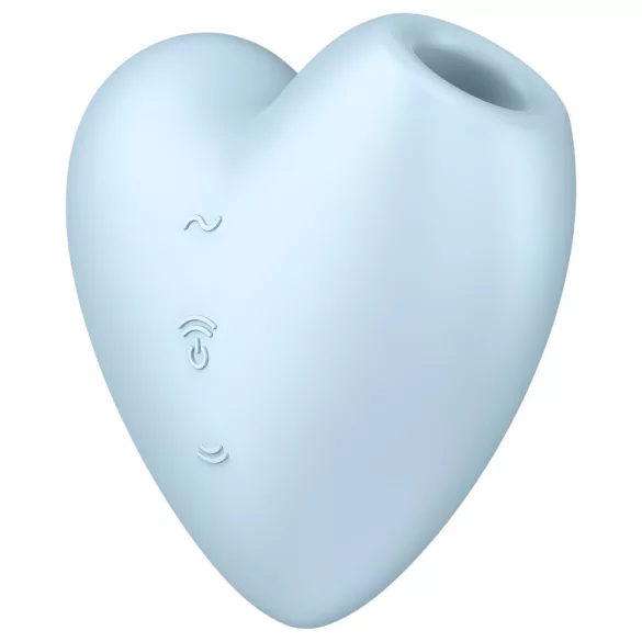 Satisfyer Cutie Heart - vibrador clitóris ondas de ar recarregável azul