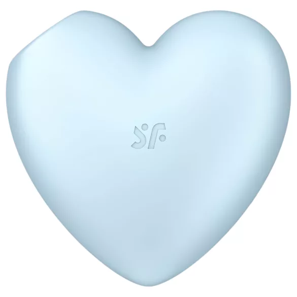 Satisfyer Cutie Heart - vibrador clitóris ondas de ar recarregável azul