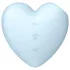 Satisfyer Cutie Heart - vibrador clitóris ondas de ar recarregável azul
