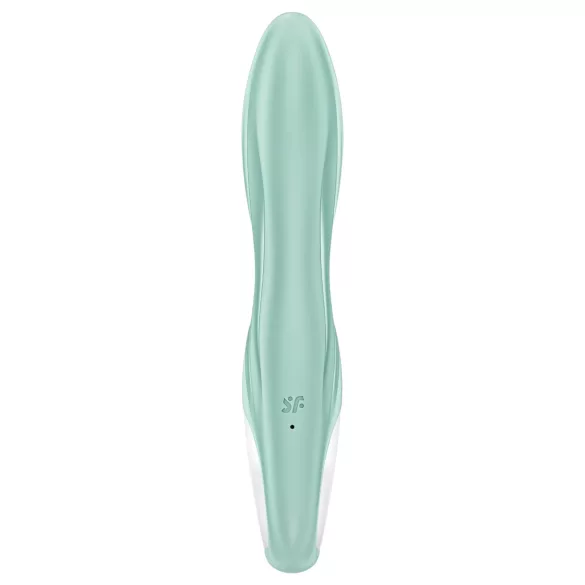 Satisfyer - vibrador coelho com sucção e inflável - menta
