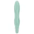 Satisfyer - vibrador coelho com sucção e inflável - menta