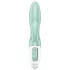 Satisfyer - vibrador coelho com sucção e inflável - menta