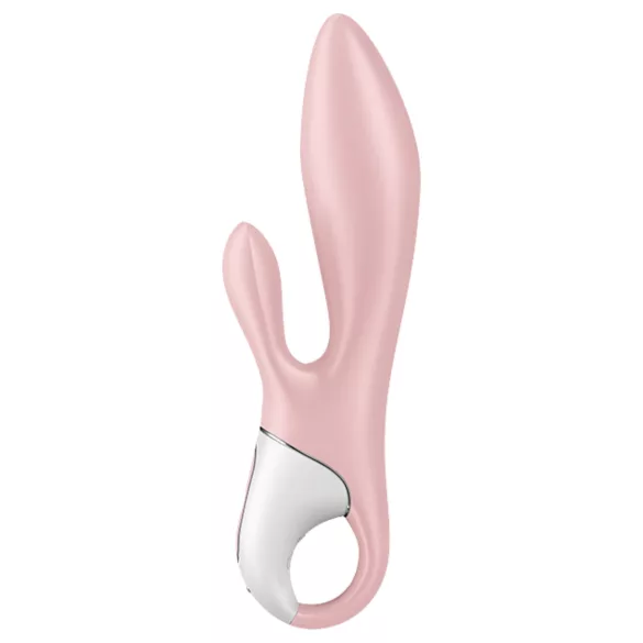 Satisfyer - vibrador inflável coelho com sucção - silicone rosa