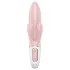 Satisfyer - vibrador inflável coelho com sucção - silicone rosa