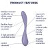 Satisfyer G-spot Flex 5 - Vibrador Inteligente Ponto G (Roxo)