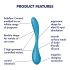 Satisfyer G-spot Flex 5 - Vibrador Inteligente Ponto G (Verde)