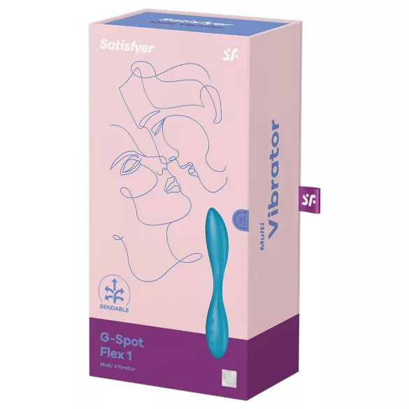 Satisfyer - vibrador ponto G recarregável e à prova d'água - verde