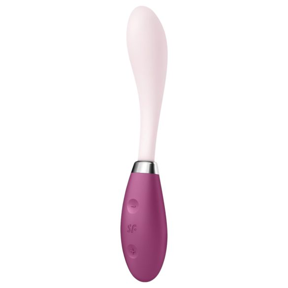 Satisfyer G-Spot Flex 3 - Vibrador Recargável Ponto G (Rosa-Vermelho)