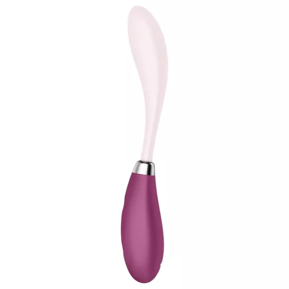 Satisfyer - vibrador ponto G recarregável - silicone rosa-vermelho