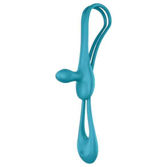 Satisfyer Plug & Play - vibrador anal e anel peniano recarregável (azul)