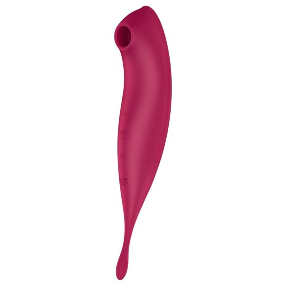 Satisfyer Twirling Pro - vibrador inteligente 2 em 1 para clitóris (vermelho)