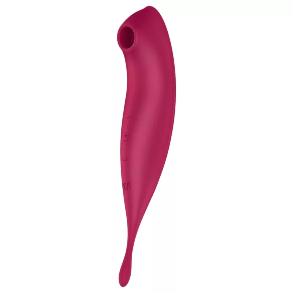 Satisfyer Twirling Pro - Vibrador de clitóris controlado por app (vermelho)
