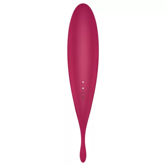 Satisfyer Twirling Pro - Vibrador de clitóris controlado por app (vermelho)