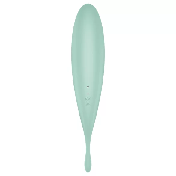 Satisfyer Twirling Pro - vibrador clitóris 2 em 1 - menta
