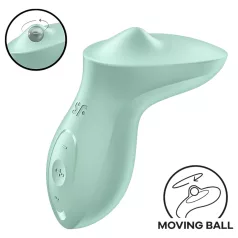   Satisfyer Exciterrr - vibrador clitóris com pérolas rotativas - verde