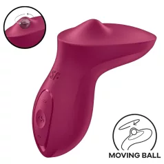   Satisfyer Exciterrr - vibrador clitóris com esferas rotativas - vermelho