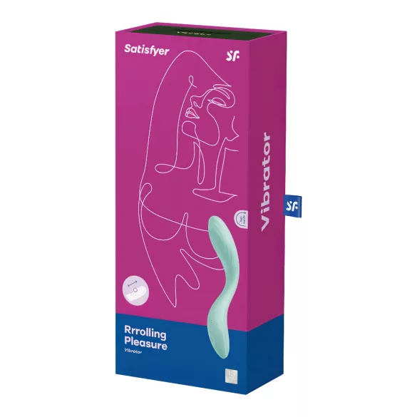 Satisfyer Rrrolling - vibrador ponto G com esferas rotativas - menta