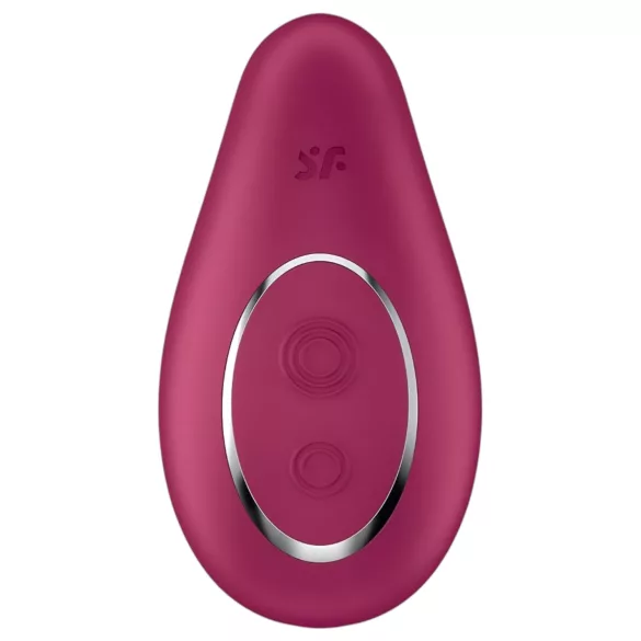 Satisfyer Dipping Delight - vibrador clitóris recarregável - vermelho