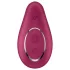 Satisfyer Dipping Delight - vibrador clitóris recarregável - vermelho