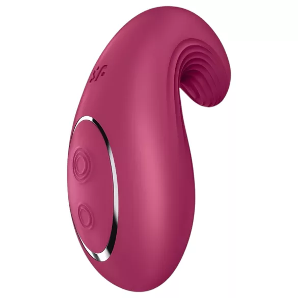 Satisfyer Dipping Delight - vibrador clitóris recarregável - vermelho