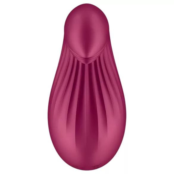 Satisfyer Dipping Delight - vibrador clitóris recarregável - vermelho