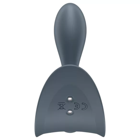 Satisfyer - vibrador anal para iniciantes - cinza