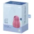 Satisfyer Pro To Go 1 - vibrador clitóris sucção recarregável - vermelho