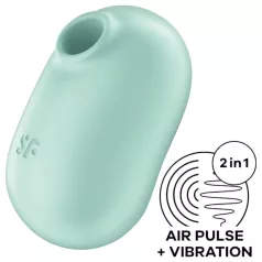   Satisfyer Pro To Go 2 - vibrador clitóris sucção recarregável menta