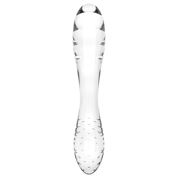 Satisfyer Dazzling Crystal 1 - Dildo de Vidro Dupla Face (Transparente)