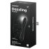 Satisfyer Dazzling Crystal 1 - Dildo de Vidro Duplo (Preto)