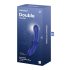 Satisfyer Double Crystal - Dildo de Vidro Azul Dual