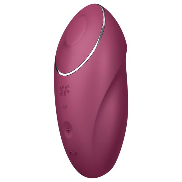 Satisfyer Tap & Climax 1 - Vibrador 2 em 1 e Estimulador de Clitóris (vermelho)