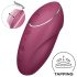 Satisfyer Tap & Climax 1 - Vibrador 2 em 1 e Estimulador de Clitóris (vermelho)