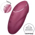 Satisfyer Tap & Climax 1 - vibrador e estimulador clitóris 2 em 1 - vermelho