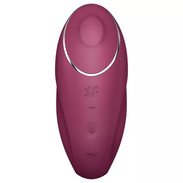 Satisfyer Tap & Climax 1 - vibrador e estimulador clitóris 2 em 1 - vermelho